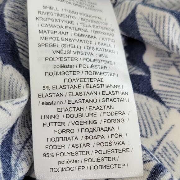 LAUREN RALPH LAUREN floral print  V-neck sleeveless faux wrap dress Sz 8… - Picture 8 of 8